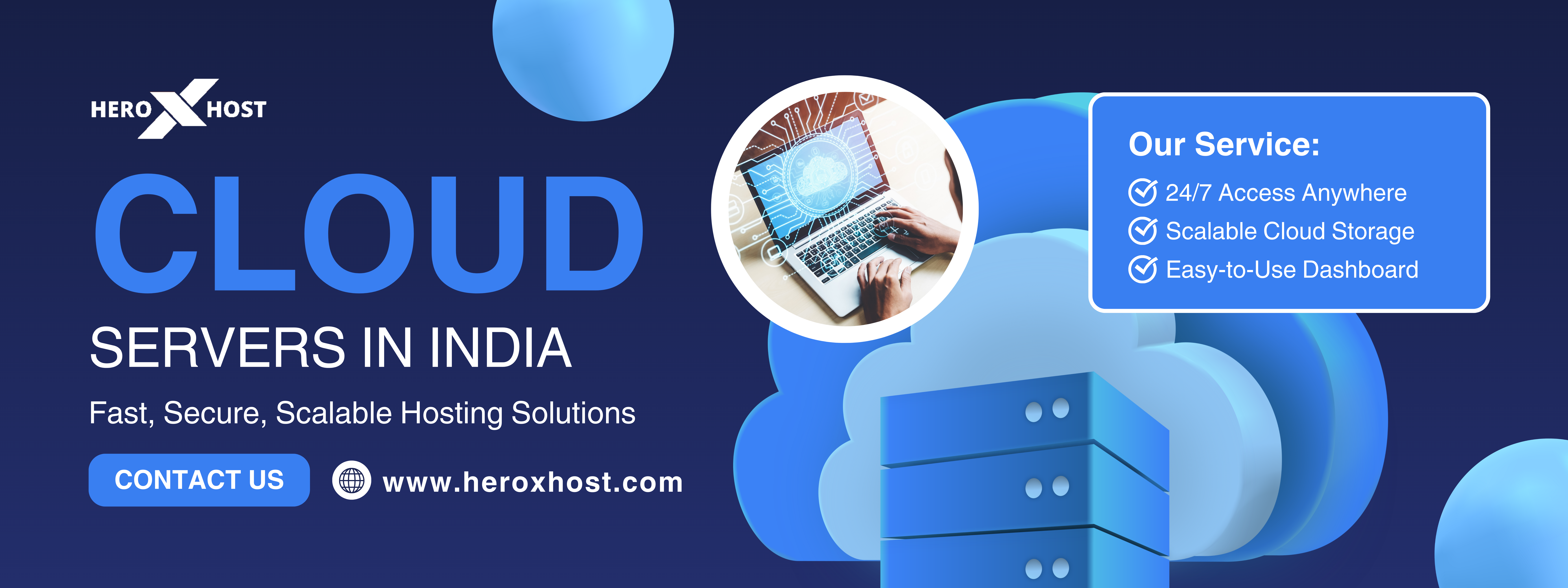 Get the Best Cloud Servers in India and Across the Globe with HeroXhost