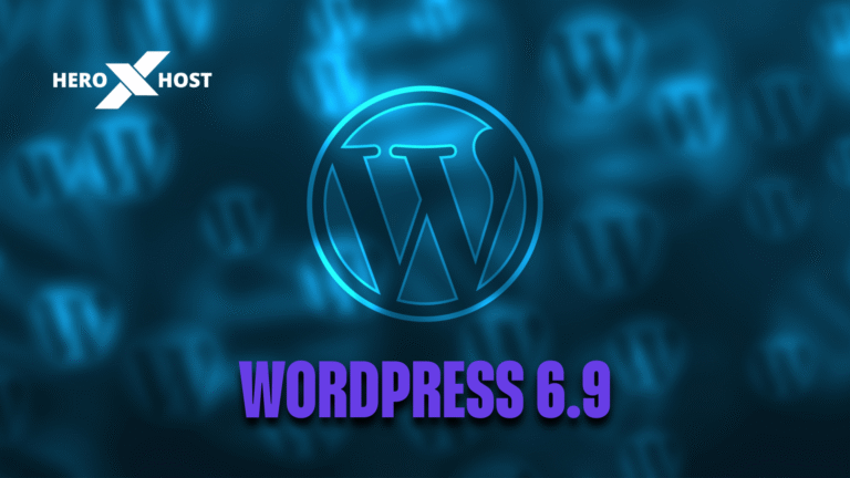 WordPress 6.9 update logo representing new features and performance improvements