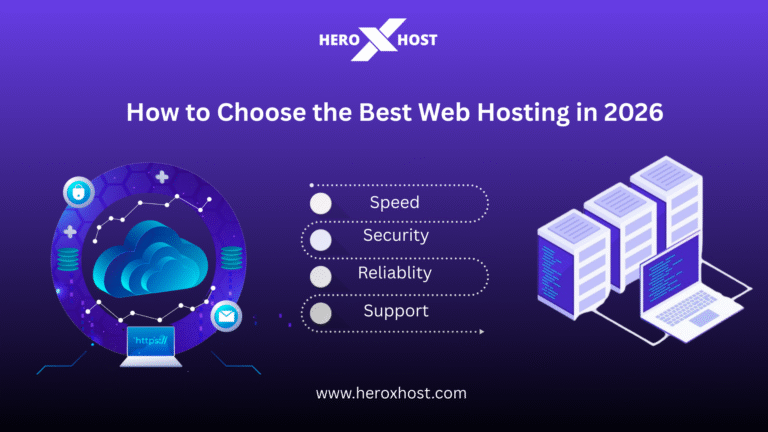 How to choose the best web hosting in 2026 with speed, security and reliability